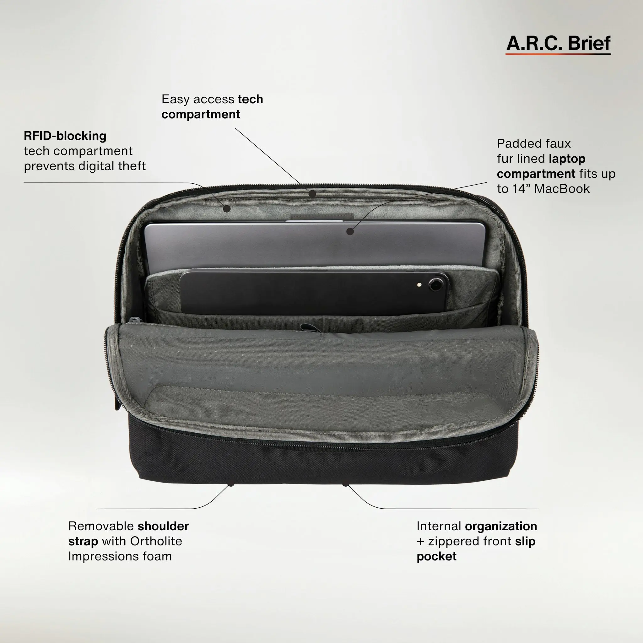 A.R.C. Brief With ReSpun 100% Recycled Polyester 12L - Image 3