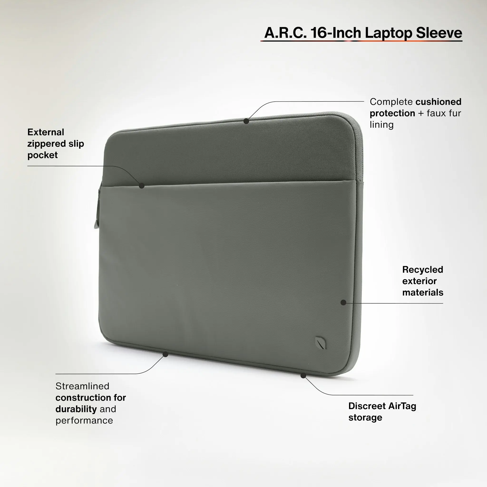 Incase A.R.C. Sleeve for 16-inch Laptop - Image 4