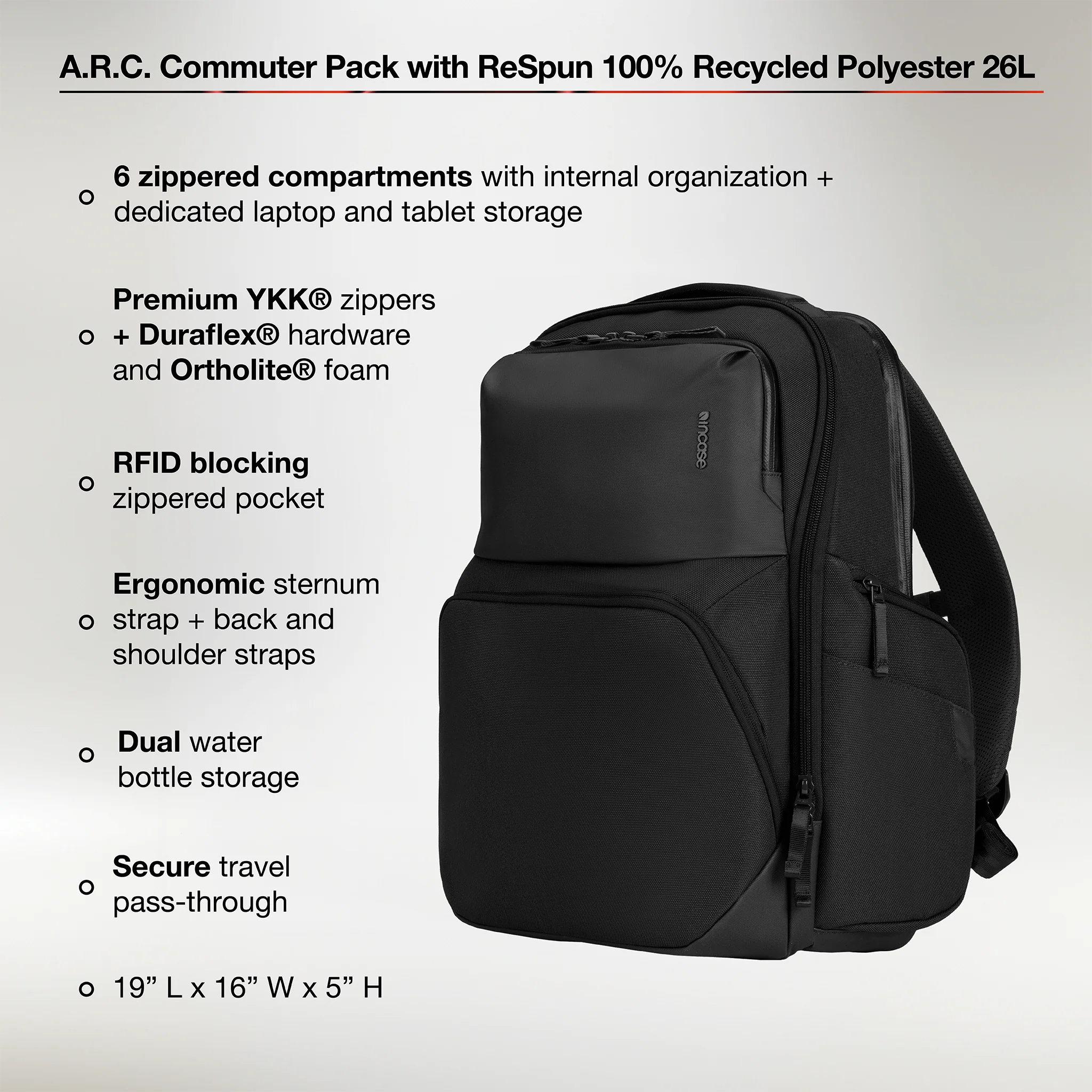 Incase A.R.C. Commuter Pack - 26L - Image 28