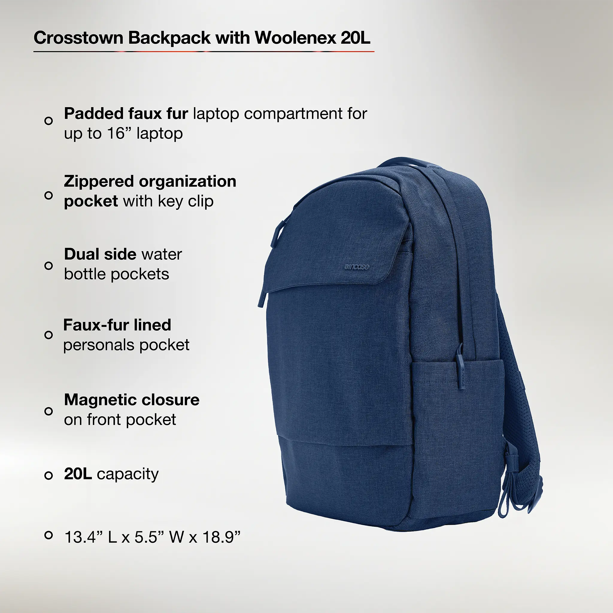 Incase Crosstown Backpack - 20L - Image 11