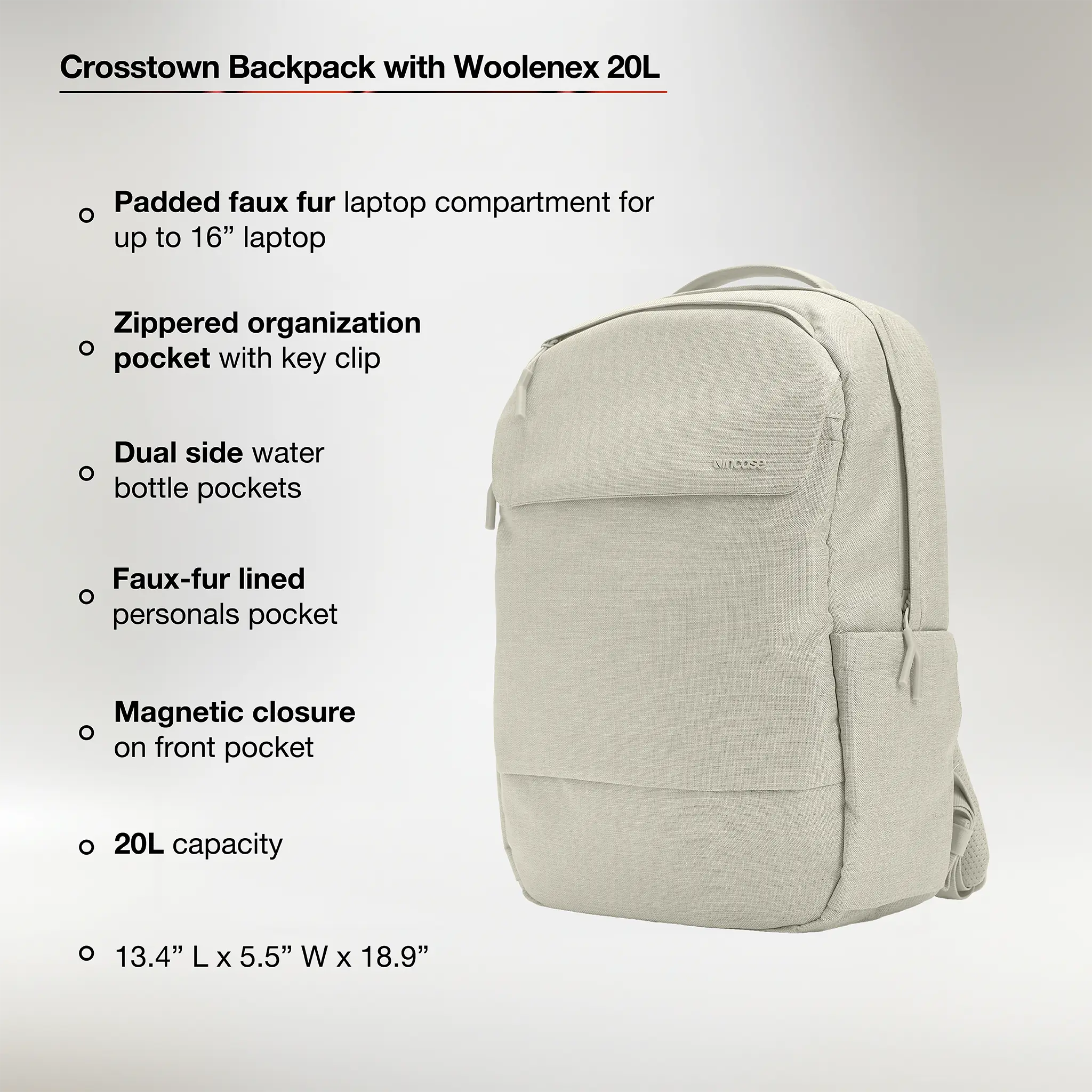 Incase Crosstown Backpack - 20L - Image 19