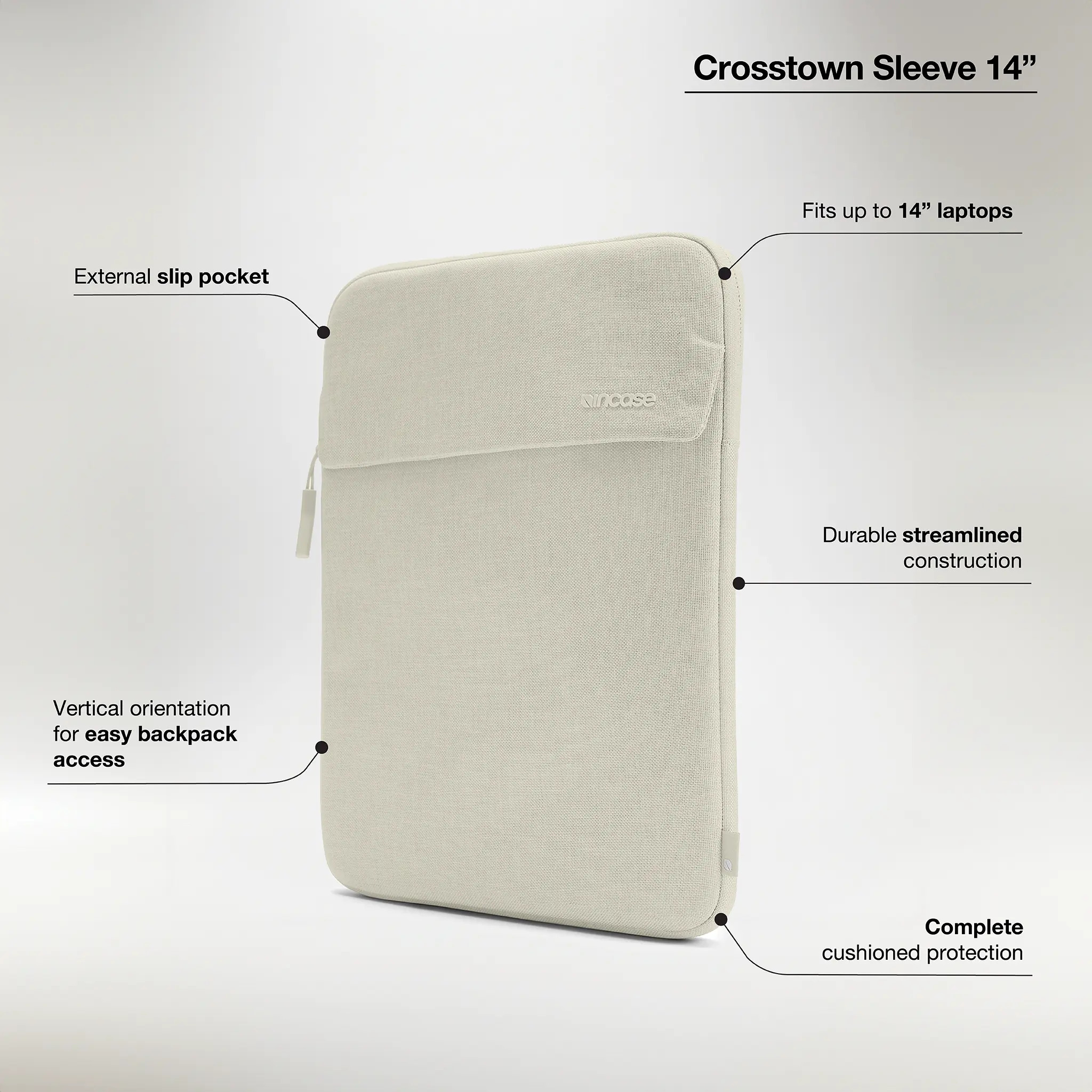 Incase Crosstown Sleeve for 14-inch Laptop - Image 4
