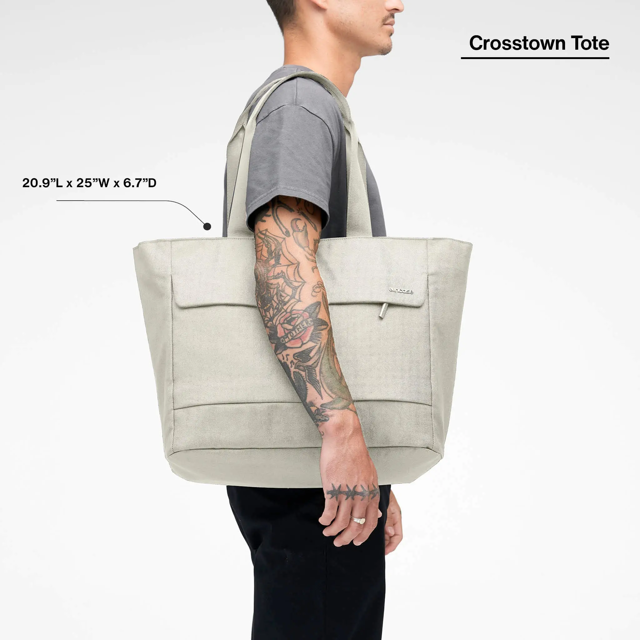 Incase Crosstown Tote with Woolenex - 25L - Image 15