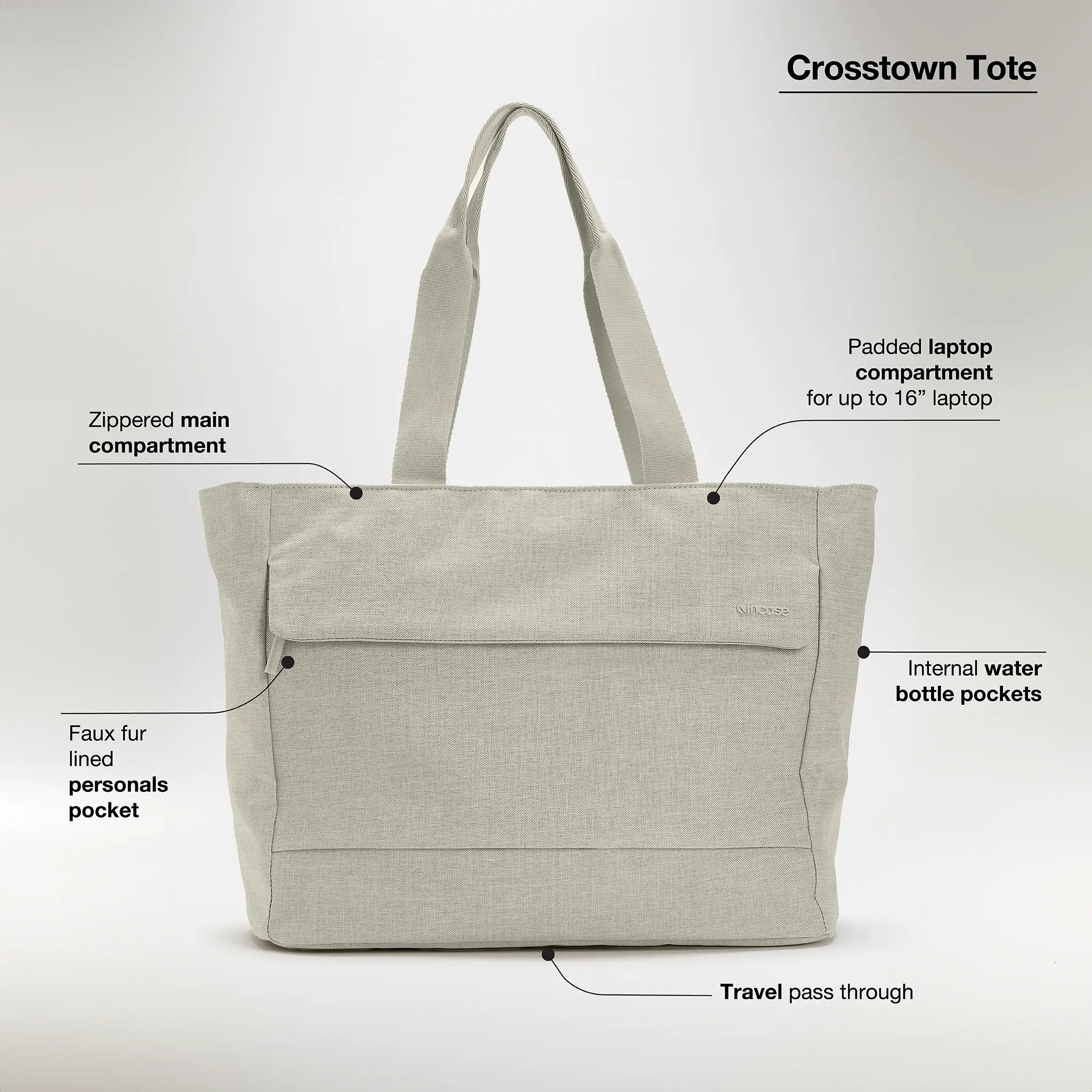 Incase Crosstown Tote with Woolenex - 25L - Image 16