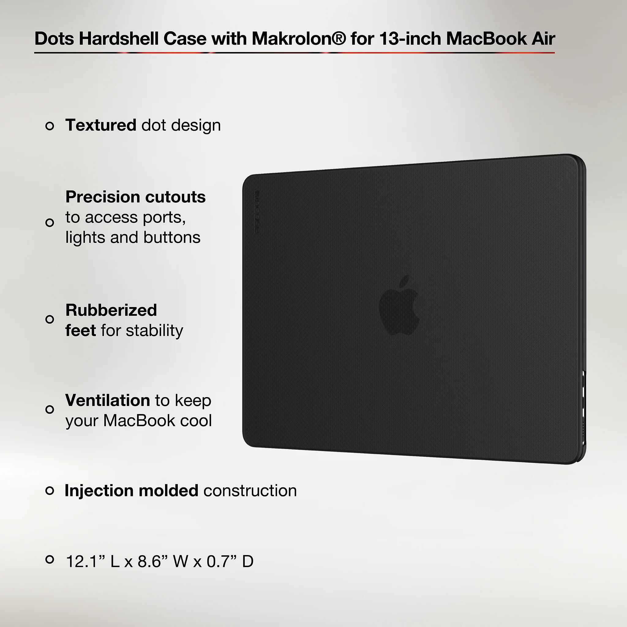 Incase Dots Hardshell with Makrolon® for MacBook Air 13" - Image 3