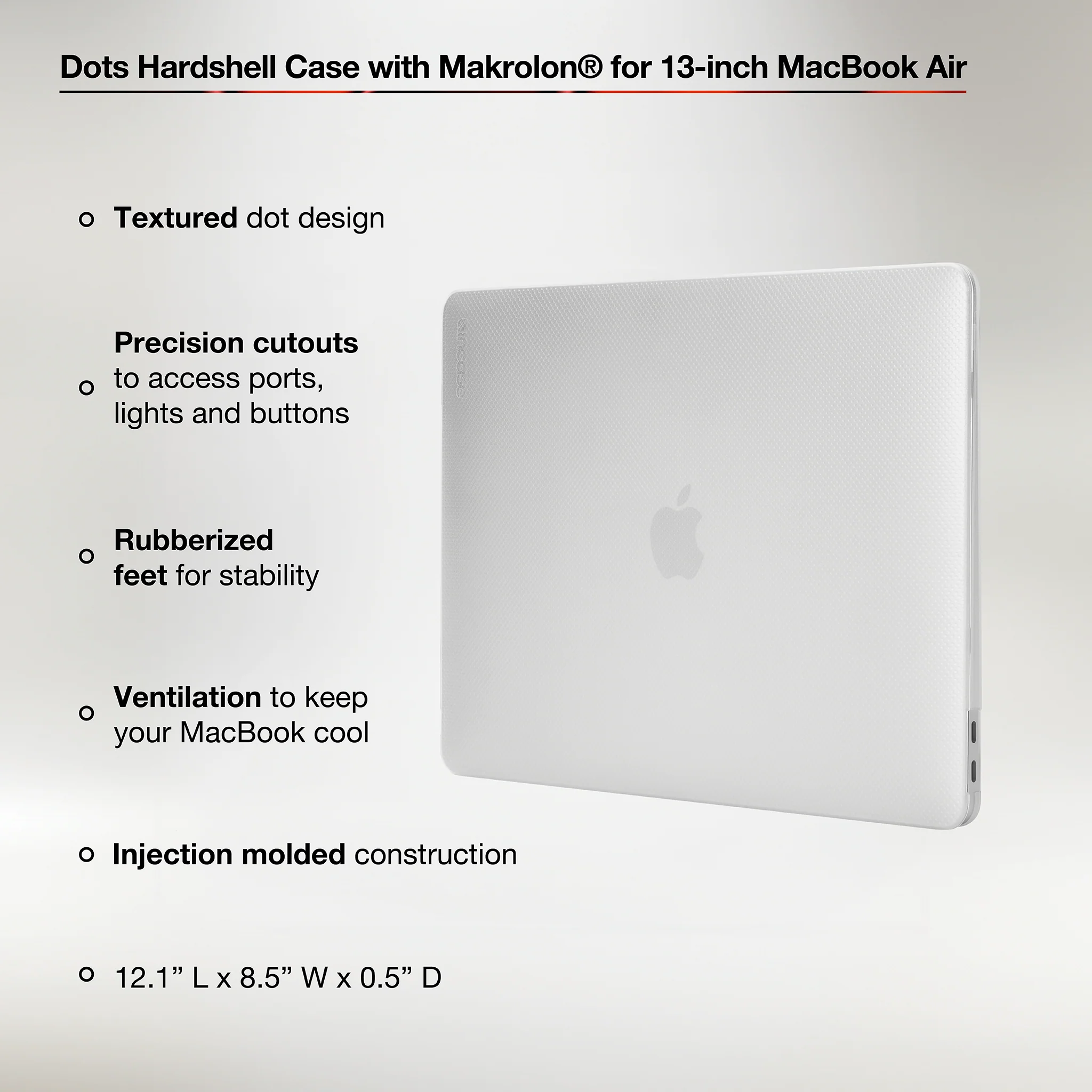 Incase Dots Hardshell with Makrolon® for MacBook Air 13" - Image 3