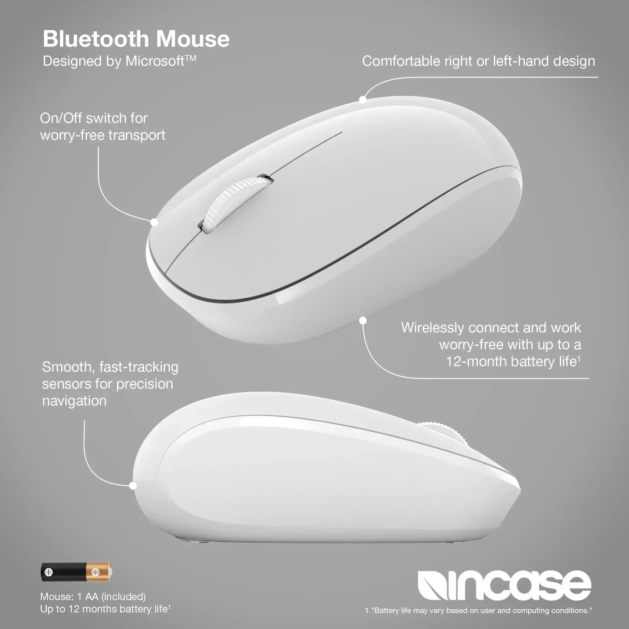 Incase Designed by Microsoft™ Bluetooth Mouse - Image 10