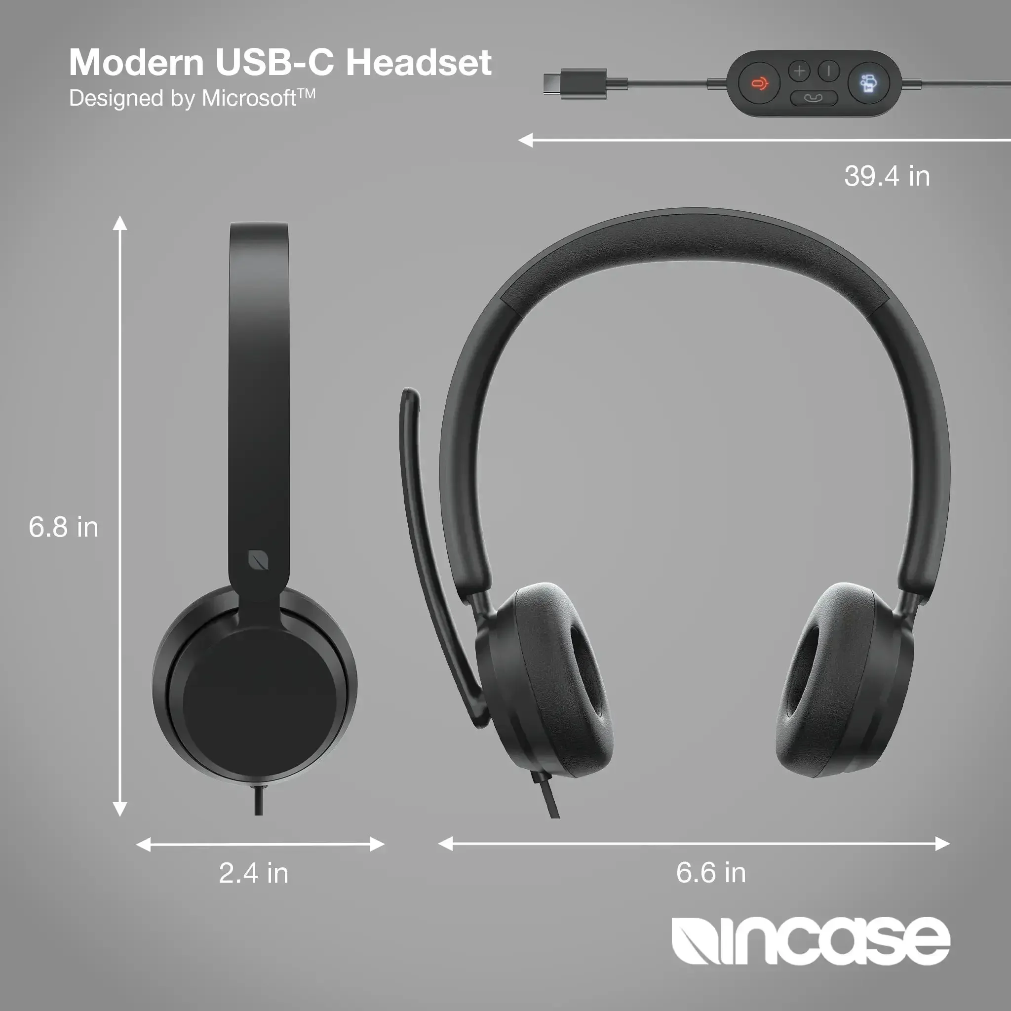 Incase Designed by Microsoft™ Modern USB-C Headset - Image 4