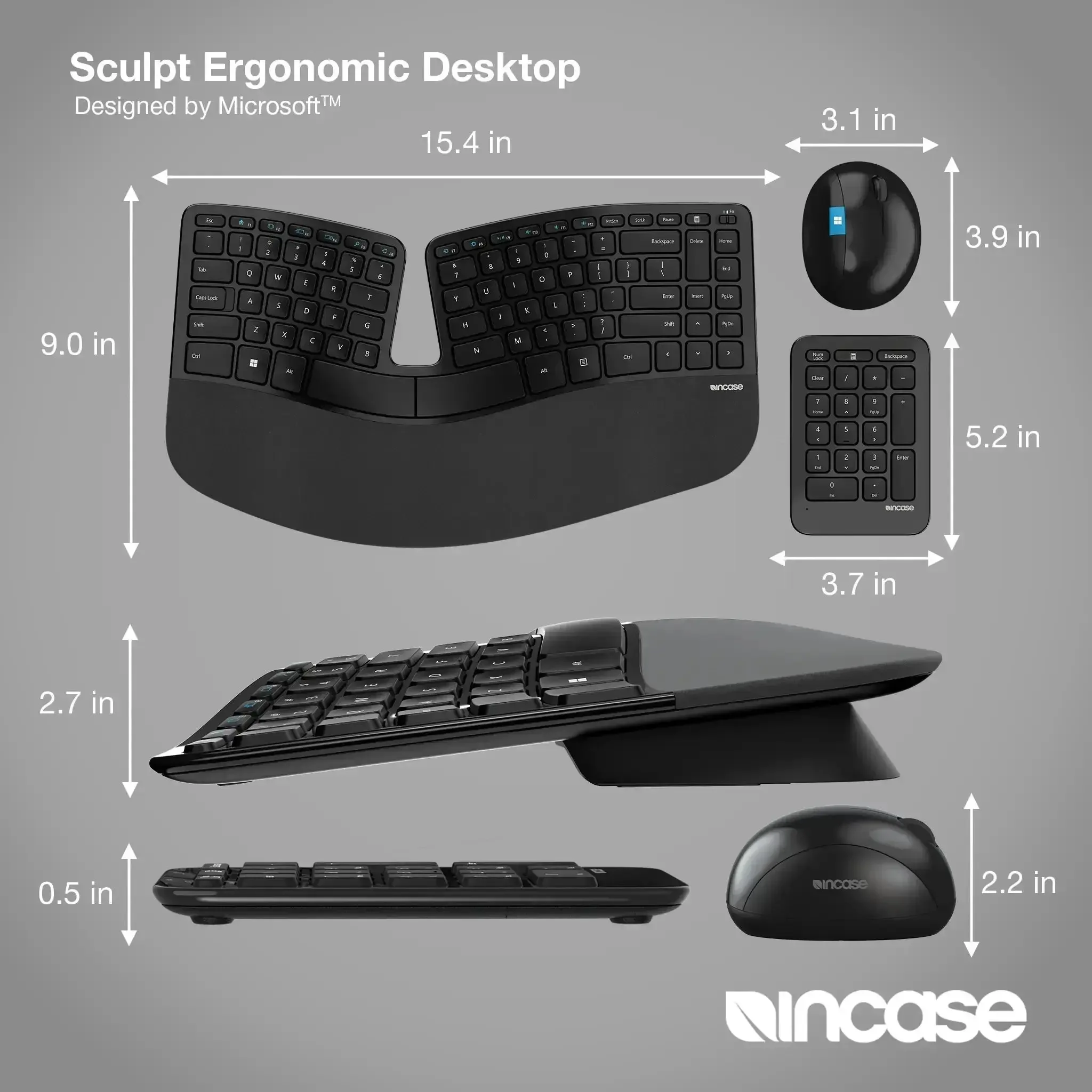 Incase Designed by Microsoft™ Sculpt Ergonomic Desktop - Image 4