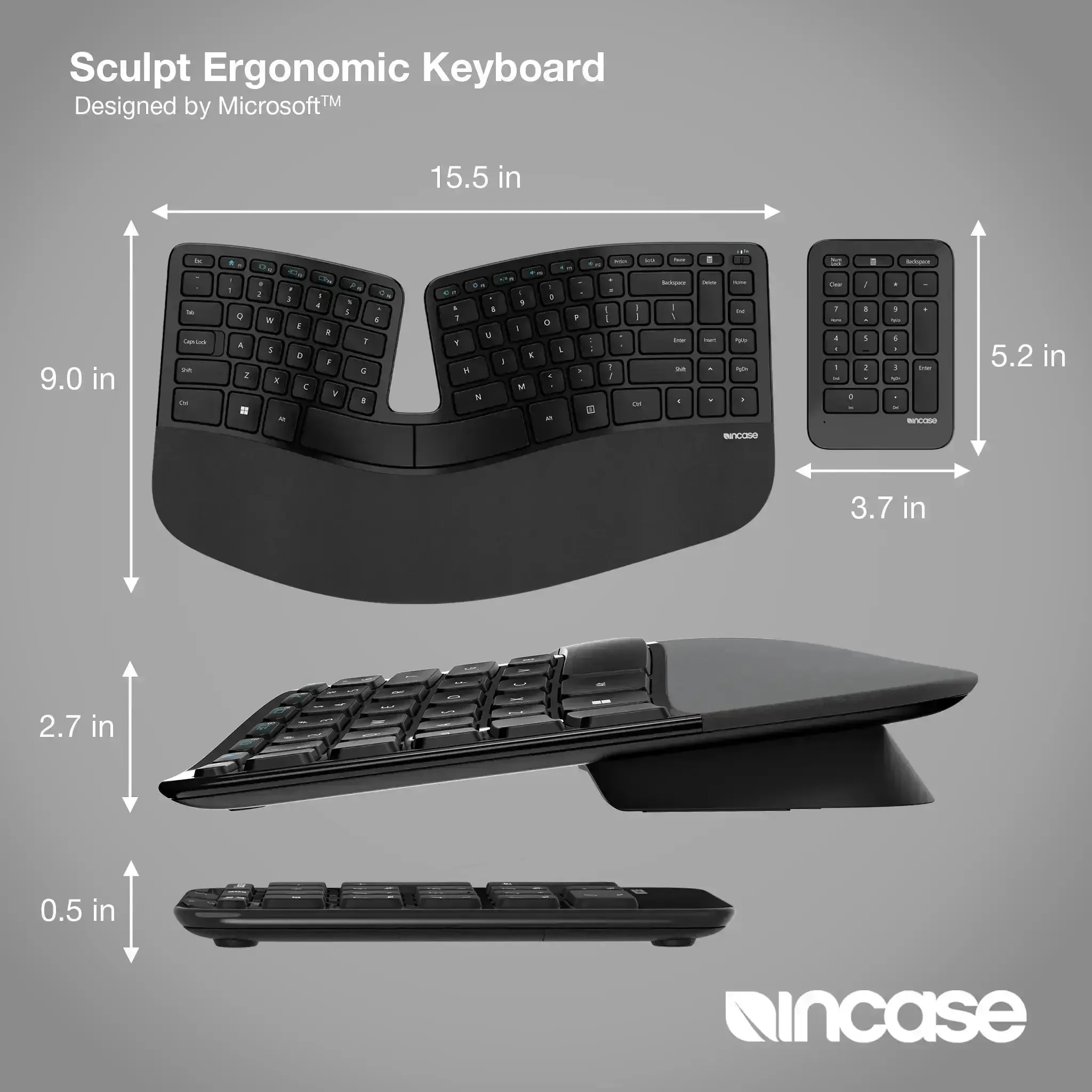 Incase Designed by Microsoft™ Sculpt Ergonomic Keyboard - Image 4