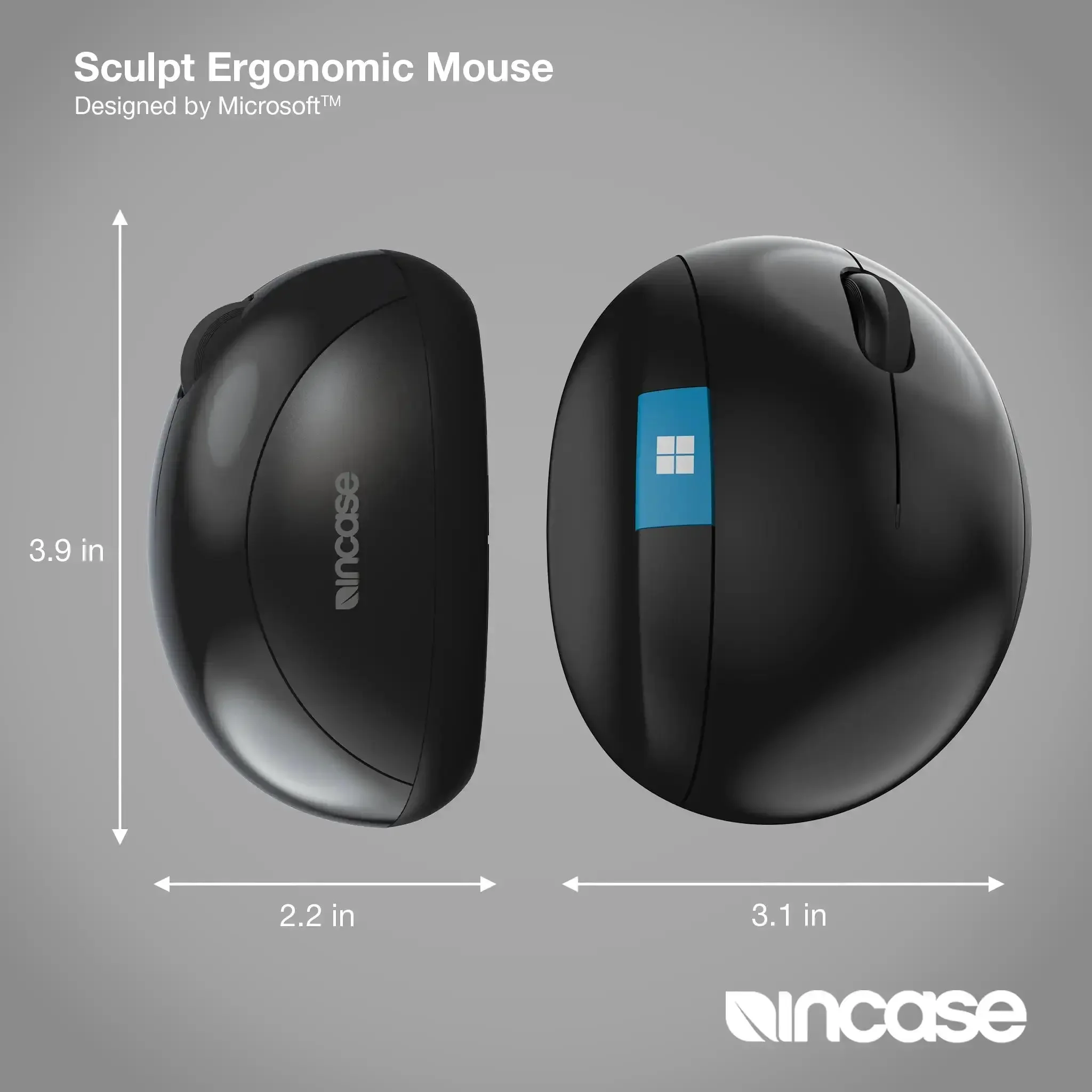 Incase Designed by Microsoft™ Sculpt Ergonomic Mouse - Image 4
