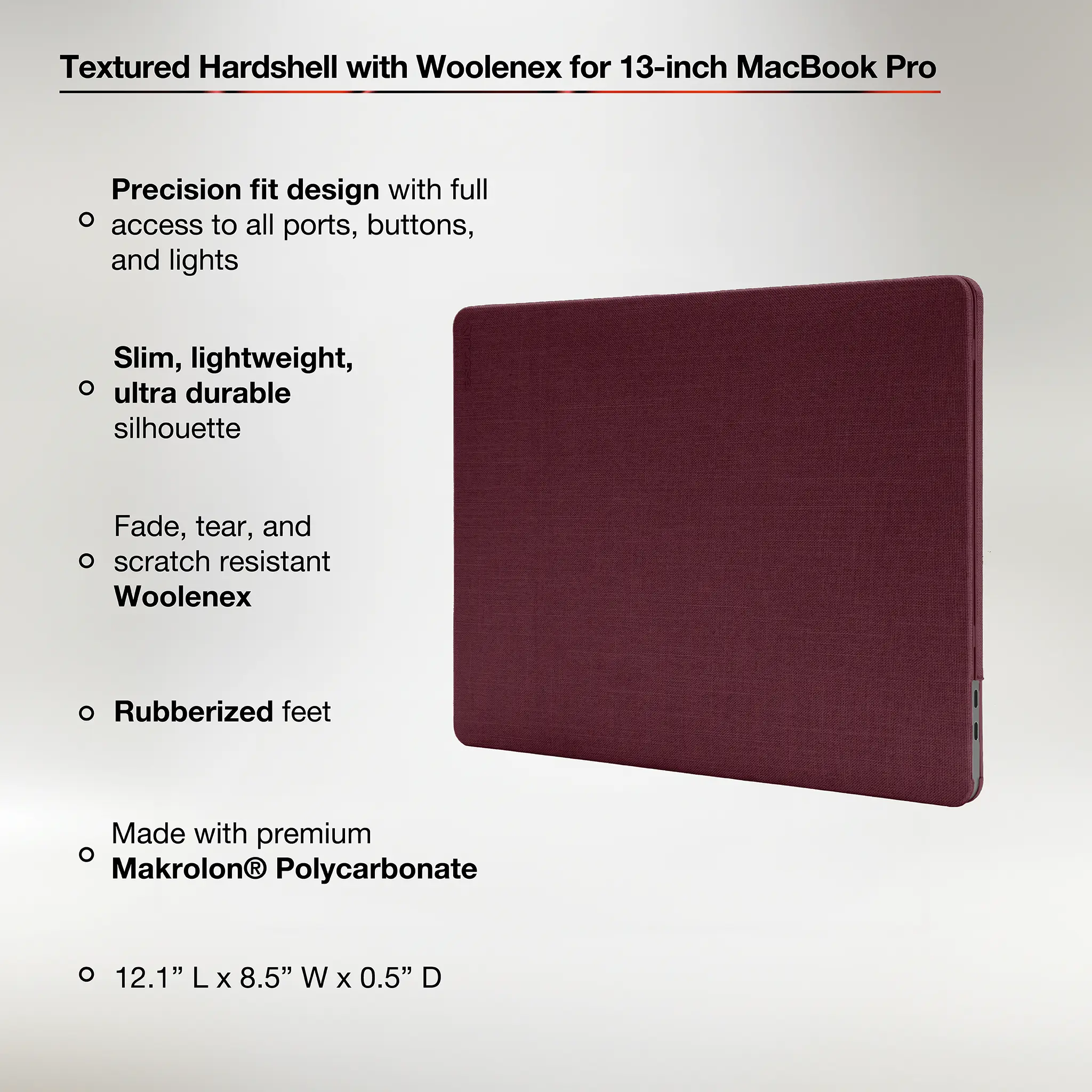 Incase Textured Hardshell with Woolenex for MacBook Pro 13" - Image 42