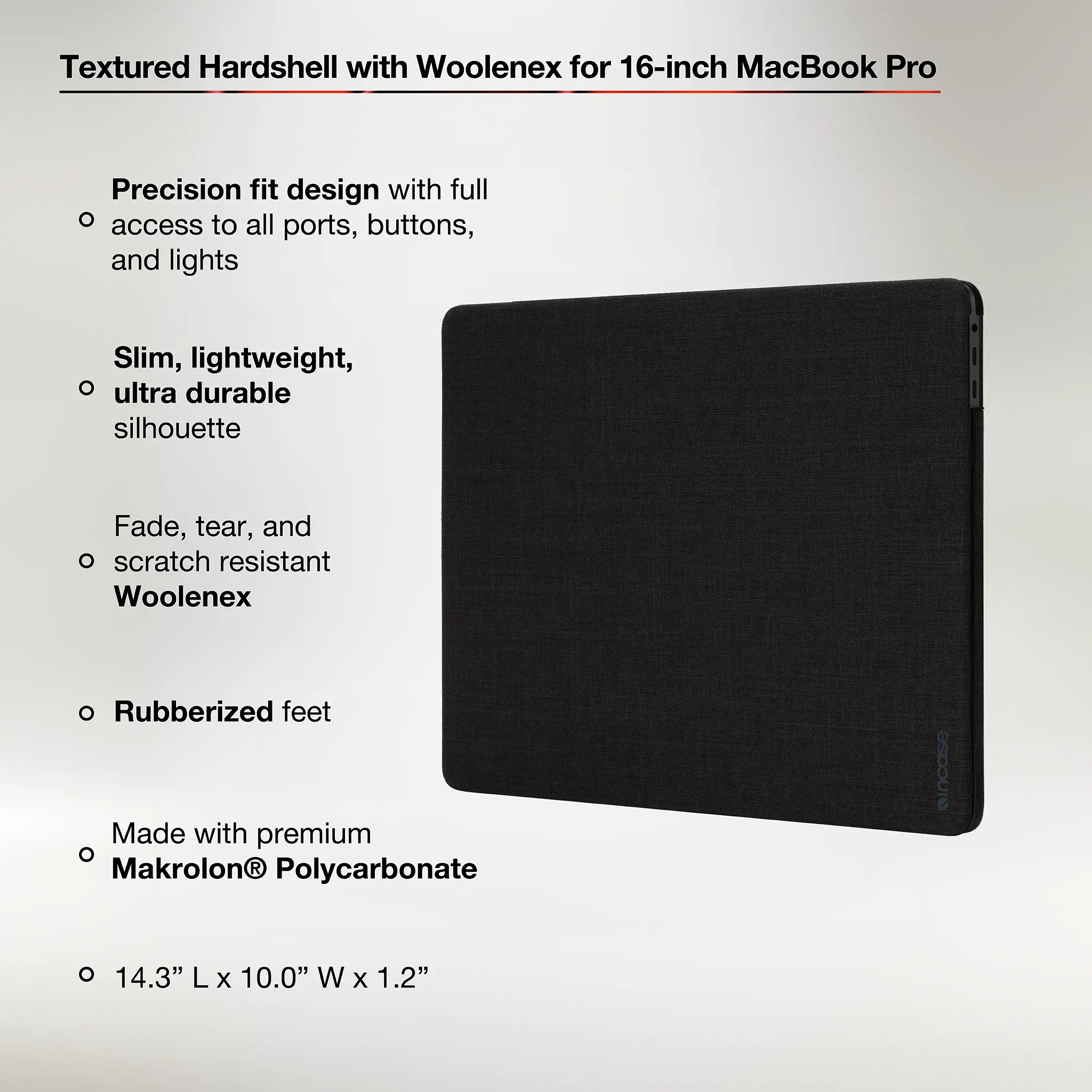 Incase Textured Hardshell with Woolenex for MacBook Pro 16" - Image 10