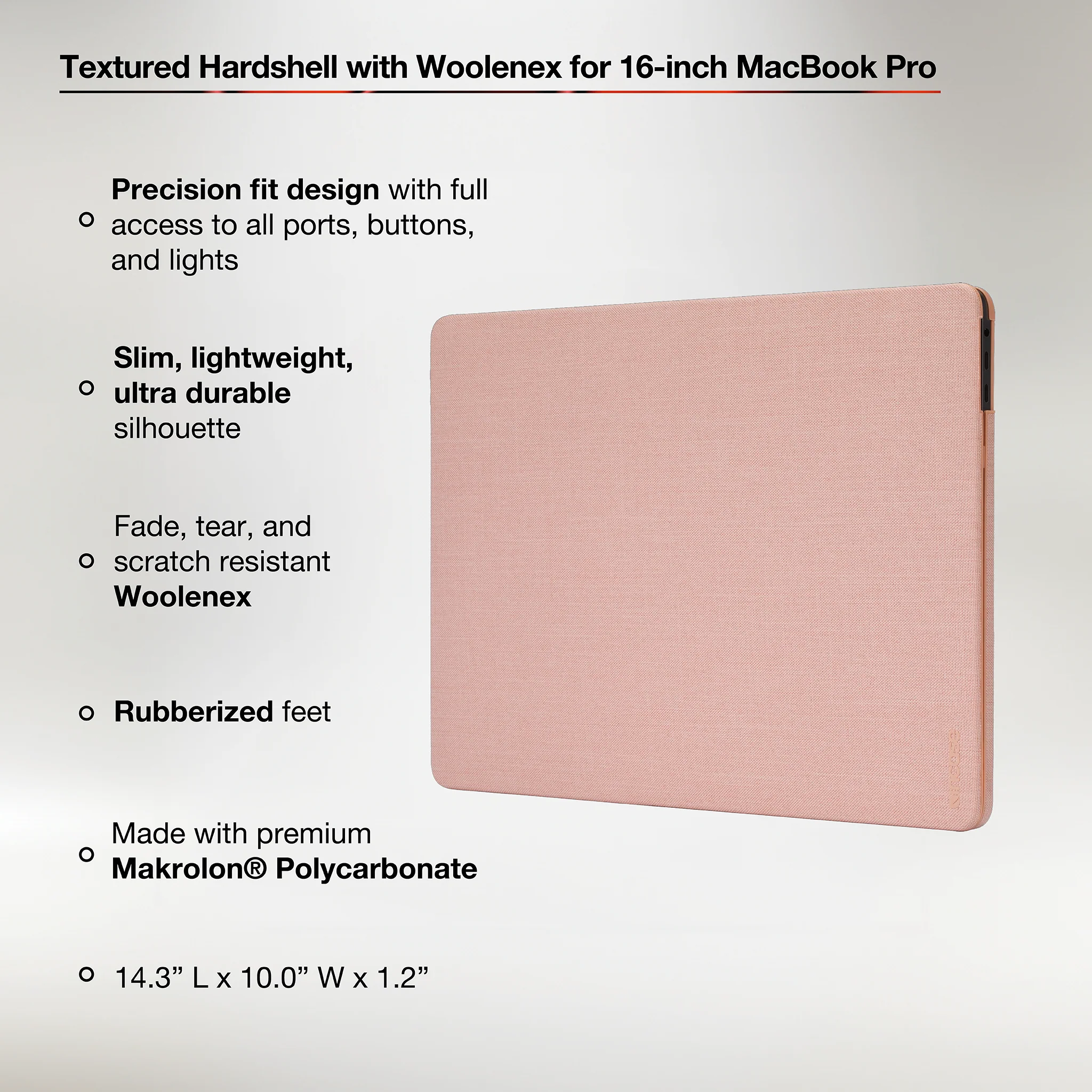 Incase Textured Hardshell with Woolenex for MacBook Pro 16" - Image 3